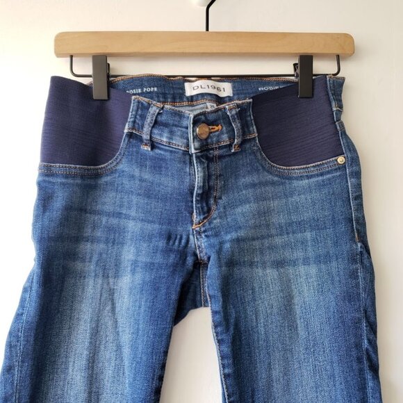 5/$100 SALE - Rosie Pope x DL1961 Maternity Skinny Jeans - Picture 4 of 9
